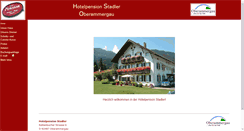 Desktop Screenshot of hotelpension-stadler.de